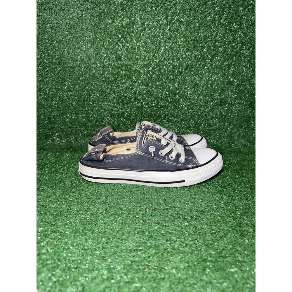 Converse All Star Chuck Taylor Shoreline Womens 7 Blue Slip On Shoes Sneakers
